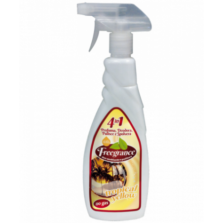 Freegrance Deo Ambiente e PulitoreTropical Yellow  750ML