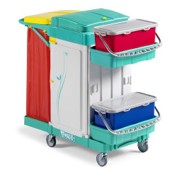 CARRELLO MAGIC SYSTEM 740 SAFETY C/RUOTE D.125