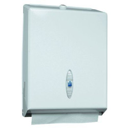 DISPENSER METALLO BIANCO LACCATO LOTUS