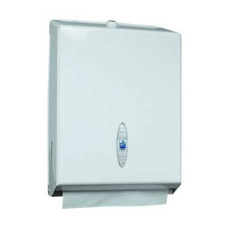 DISPENSER METALLO BIANCO LACCATO LOTUS