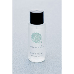 BAGNOSCHIUMA TRASPARENTE FLACONE CILINDRO, 30 ML - Linea Geneva Guild 300Pz
