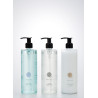 RICARICA DISPENSER 380 ML SHAMPOO E BAGNO SCHIUMA VERDE TRASPARENTE CON TAPPO FLIP-TOP 18 Pz- Linea Geneva Guild
