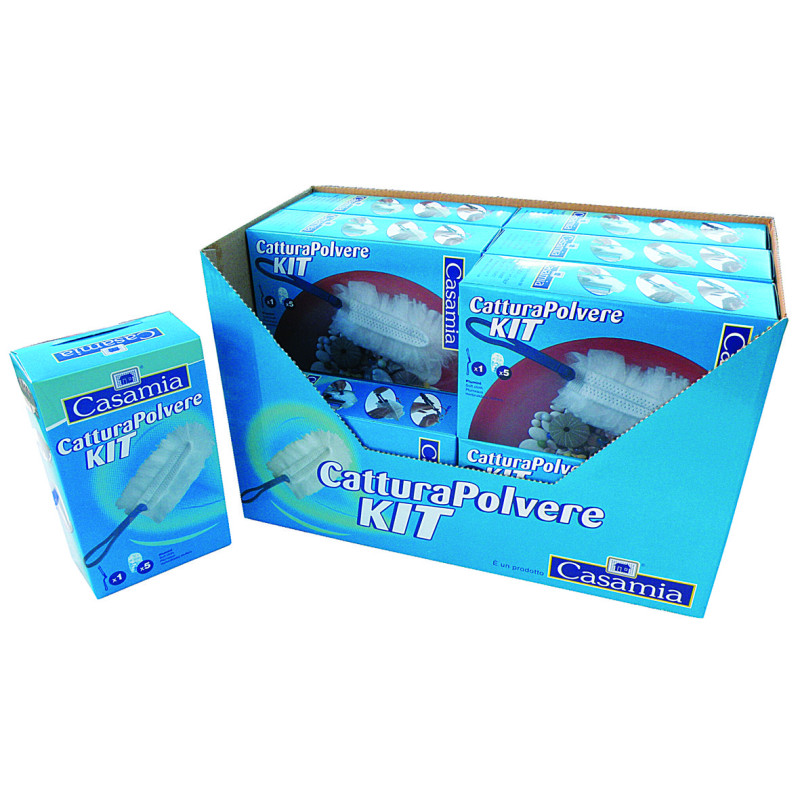 KIT COMPLETO CATTURA POLVERE MANICO + 5 RICAMBI