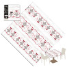 Tovaglia in Airlaid  Stappo  Rosso  120x120 - 100 PZ - Christmas Collection 