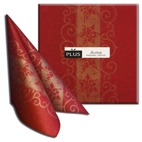 Tovagliolo in Airlaid Sogno  ROSSO 40x40 800Pz