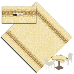 Tovaglia in Airlaid  Sogno ORO  100x100 - 100 PZ - Christmas Collection 