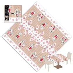 Tovaglia in Airlaid  LANTERNE NOCCIOLA  120x120 - 100 PZ - Christmas Collection 