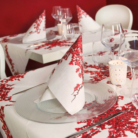 Tovaglia in Airlaid FESTIVE BLUE  100x100 - 100 PZ - Christmas Collection 