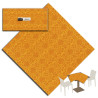 Tovaglia in Airlaid VICTORIA AMBRA 100x100 - 100Pz