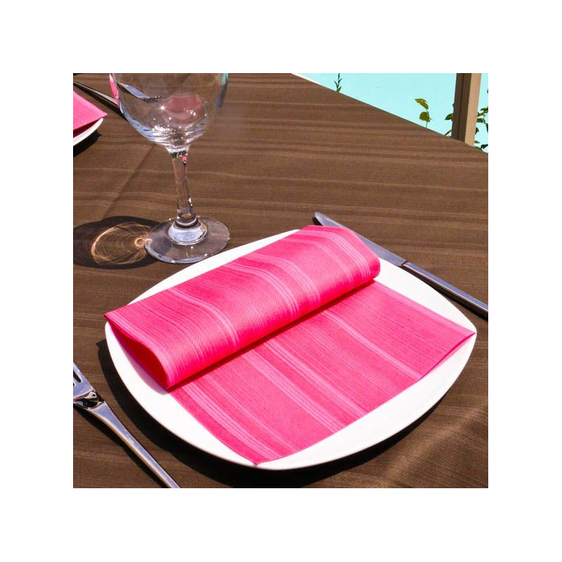 Tovaglia in Airlaid SOUL FUCSIA   You&Me Rotolo 40x120cm -160 Pz