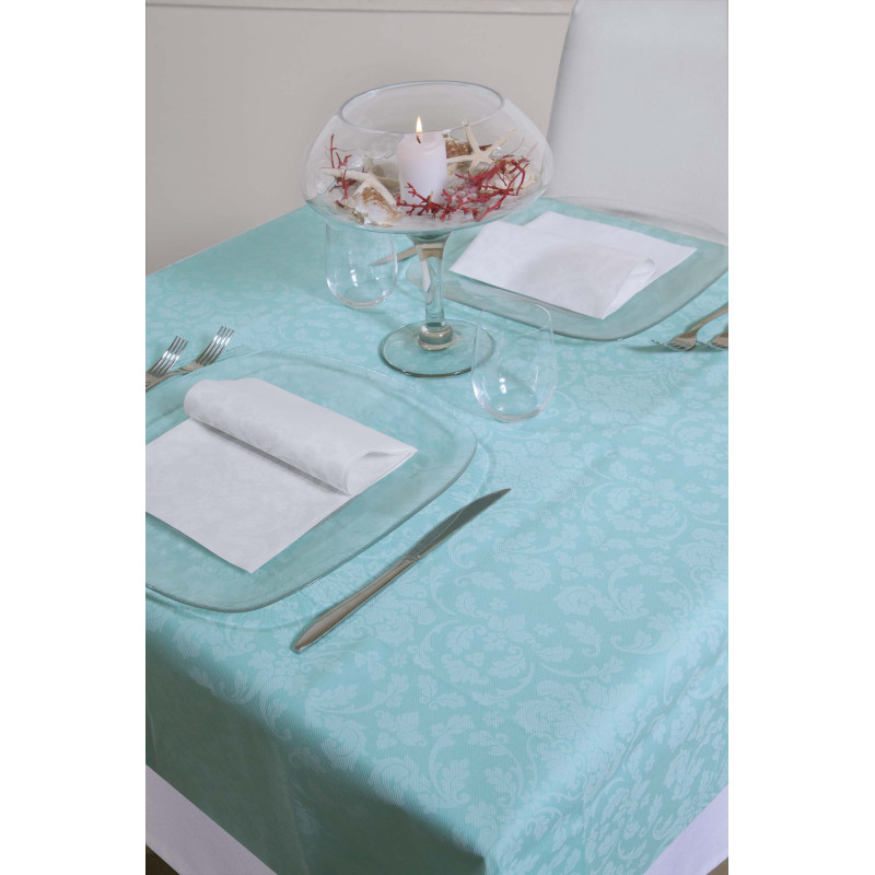 Tovaglia in Airlaid You&Me Rotolo VICTORIA ACQUA 40x120cm 160 Pz