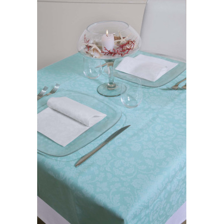 Tovaglia in Airlaid You&Me Rotolo VICTORIA ACQUA 40x120cm 160 Pz