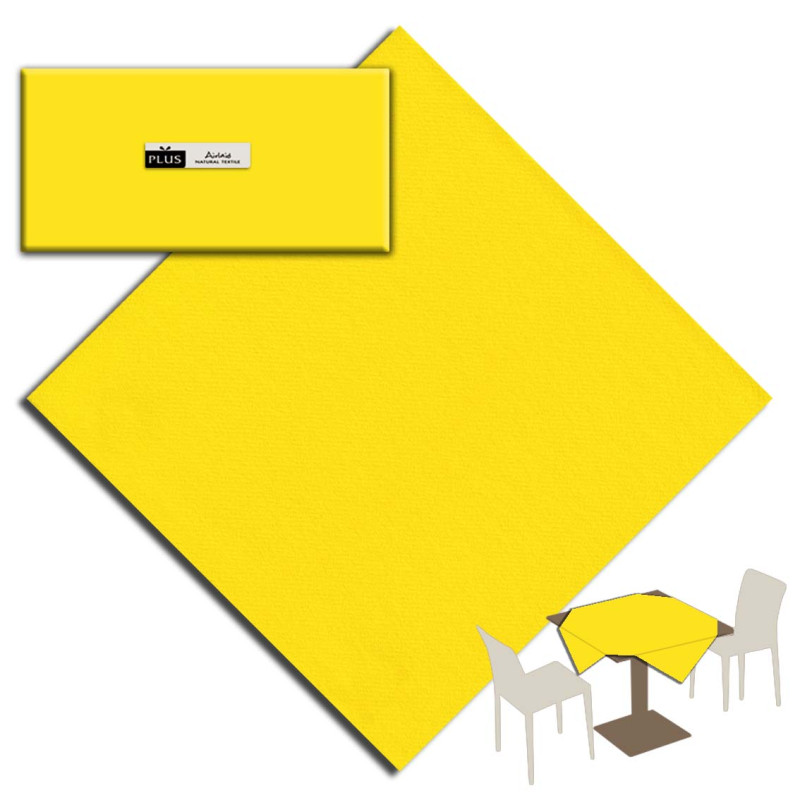 Tovaglia in Airlaid PLUS GIALLO 100x100