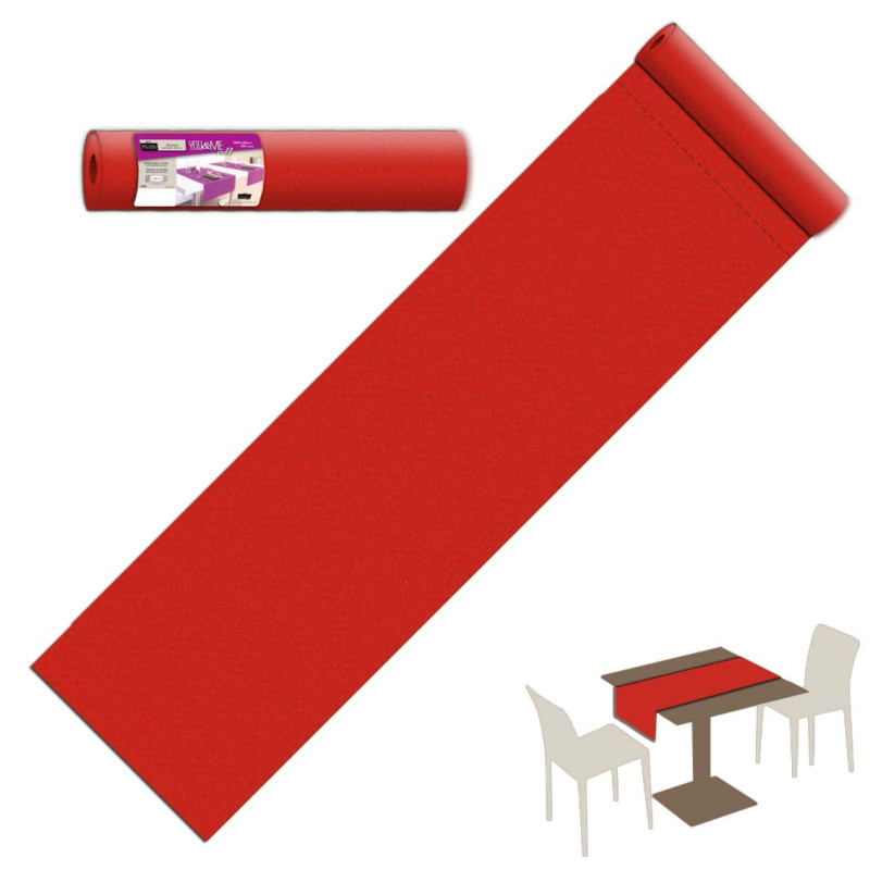 Tovaglia in Airlaid You&Me Rotolo VICTORIA ACQUA 40x120cm 160 Pz