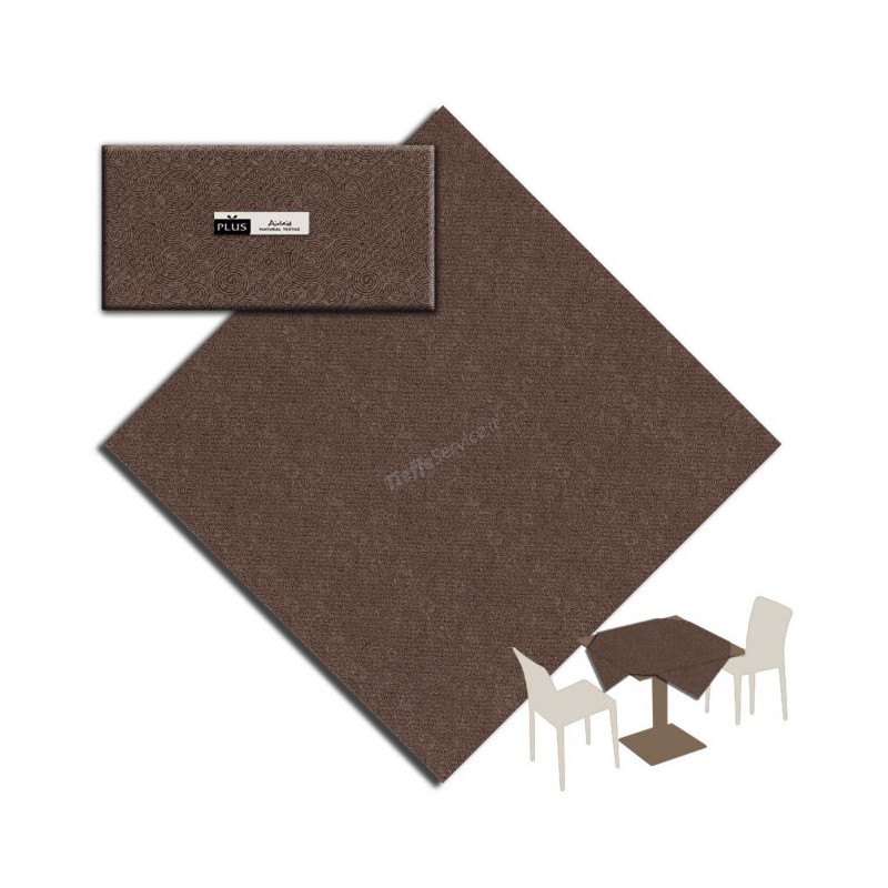 Tovaglia in Airlaid PLUS TWIST COLOR CACAO