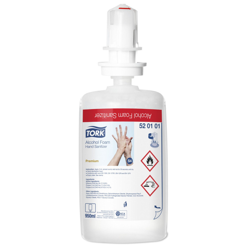 Tork Sapone a schiuma Igienizzante mani 950 Ml