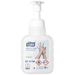 Tork Sapone a schiuma Igienizzante mani - dosatore con pompetta 400Ml