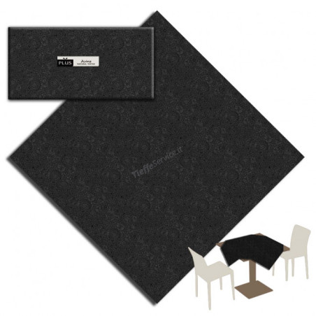 Tovaglia in Airlaid PLUS TWIST COLOR NERO