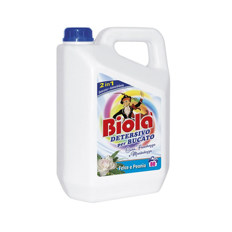 BIOLA' DETERSIVO BUCATO CON AMMORBIDENTE 4LT 