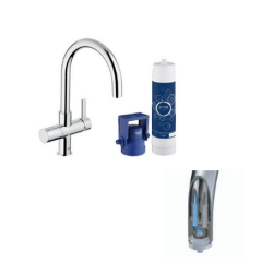 Miscelatore per lavello BLUE PURE con Sistema Filtrante