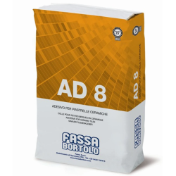 Colla AD 8 Bianco 25KG - Fassa Bortolo