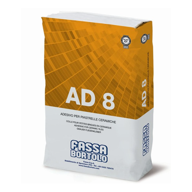 Colla AD 8 Bianco 25KG - Fassa Bortolo