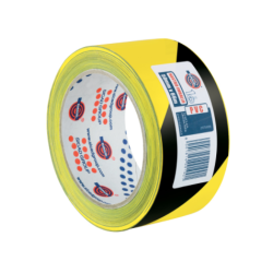 Nastro Segnaletico Adesivo Giallo/Nero 33 Mt - Eurocel