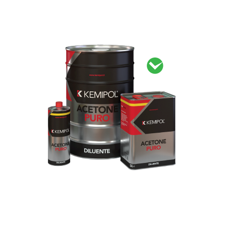 Acetone Puro 1 Lt - Kemipol