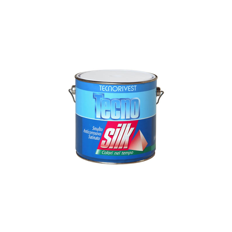 Tecnosilk Smalto Antiruggine Satinato 0.750 L - Tecnorivest
