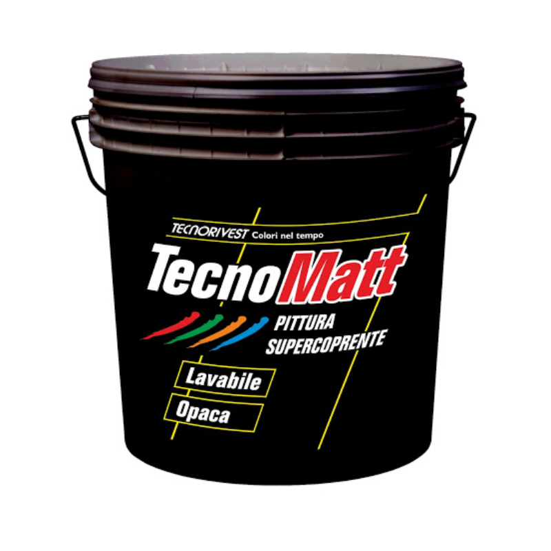 Pittura Lavabile Opaca Tecno Matt 4 L - Tecnorivest