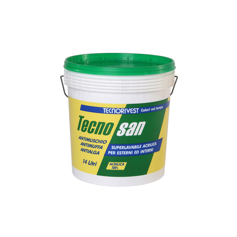 Pittura Lavabile TecnoSan Antialga 4 Lt - Tecnorivest