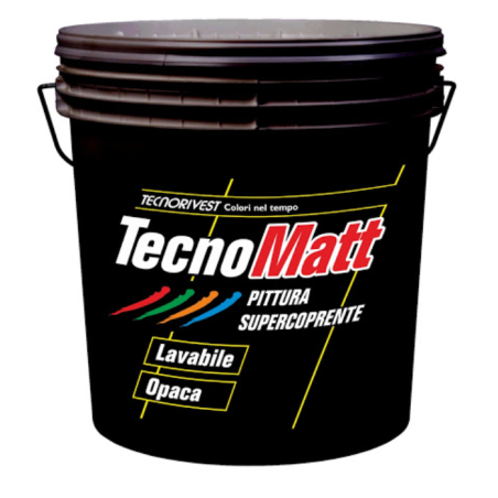 Pittura Lavabile Opaca Tecno Matt 10 L - Tecnorivest