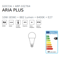 Lampada a Goccia Luce Fredda 10W E27 - Century