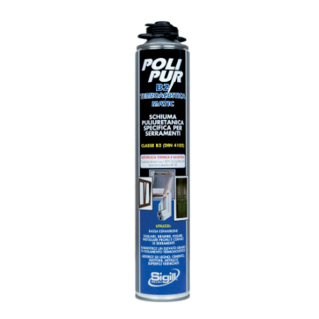 Schiuma Poliuretanica Cappotto B2 MATIC 800 ml - Sigill