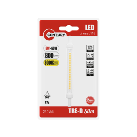 Lampada Iodina Led 8W - Century