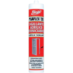 Silicone Acrilico Bianco Pigaflex 130 - Sigill