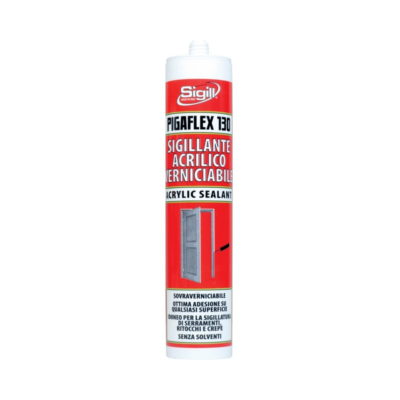 Silicone Acrilico Bianco Pigaflex 130 - Sigill