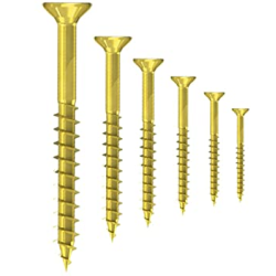Confezione Viti Truciolari Zincate Testa Piatta Svasata 3.5x30 mm 50pz