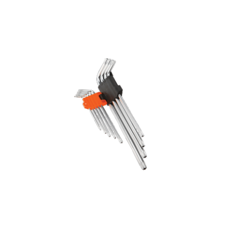 Set Chiavi Torx Forate Lunghe 9 Pezzi - Wokin