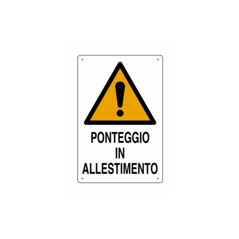 Cartello Ponteggio in Allestimento PVC