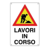 Cartello Lavori in Corso PVC