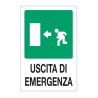 Cartello Uscita di Emergenza PVC