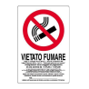 Cartello Vietato Fumare PVC