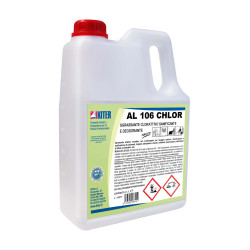 AL 106 CHLOR LT 3 KITER Potente sgrassante HACCP cloroattivo con azione igienizzante e decolorante