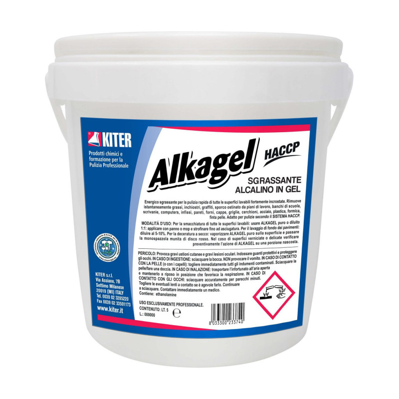 ALKAGEL KG  5 KITER Disincrostante alcalino in gel per facciate