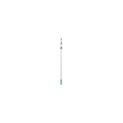 Asta telescopica in alluminio con foro e adattatore attacco a vite 3 pz. da mt. 2,5 - 7.5 m totali