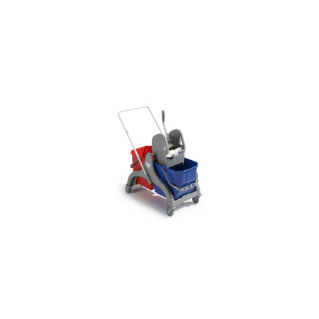 Carrello Nick Light Tec multiuso a doppia vasca lt 50 con strizzatore Tec