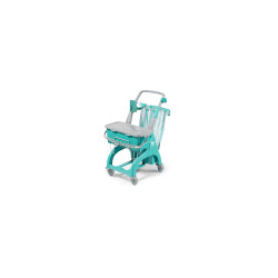 Carrello multiuso Nick Hermetic 150 con secchio verde lt. 10 e portasacco