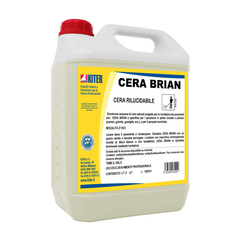 CERA BRIAN LT 5 KITER Cera lucidabile per marmi e graniti