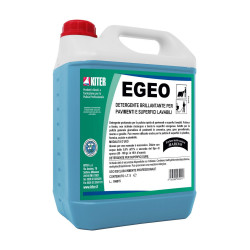 EGEO LT 5 KITER Detergente neutro brillantante a bassissimo residuo per tutti i pavimenti duri lavabili
